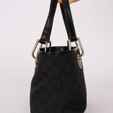Gucci Monogram Canvas Black Mini Tote Bag - FashioNica