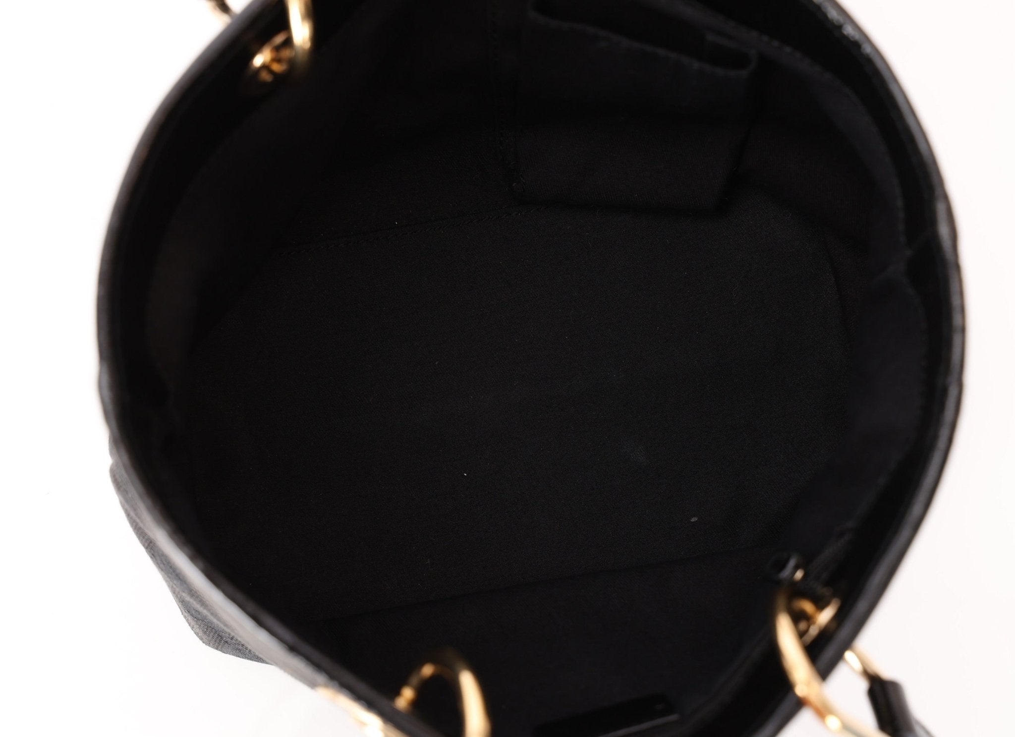 Gucci Monogram Canvas Black Mini Tote Bag - FashioNica