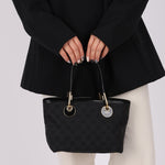 Gucci Monogram Canvas Black Mini Tote Bag - FashioNica