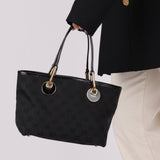 Gucci Monogram Canvas Black Mini Tote Bag - FashioNica