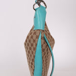 Gucci Monogram Canvas Half Moon Whipstitch Hobo - FashioNica