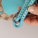 Gucci Monogram Canvas Half Moon Whipstitch Hobo - FashioNica