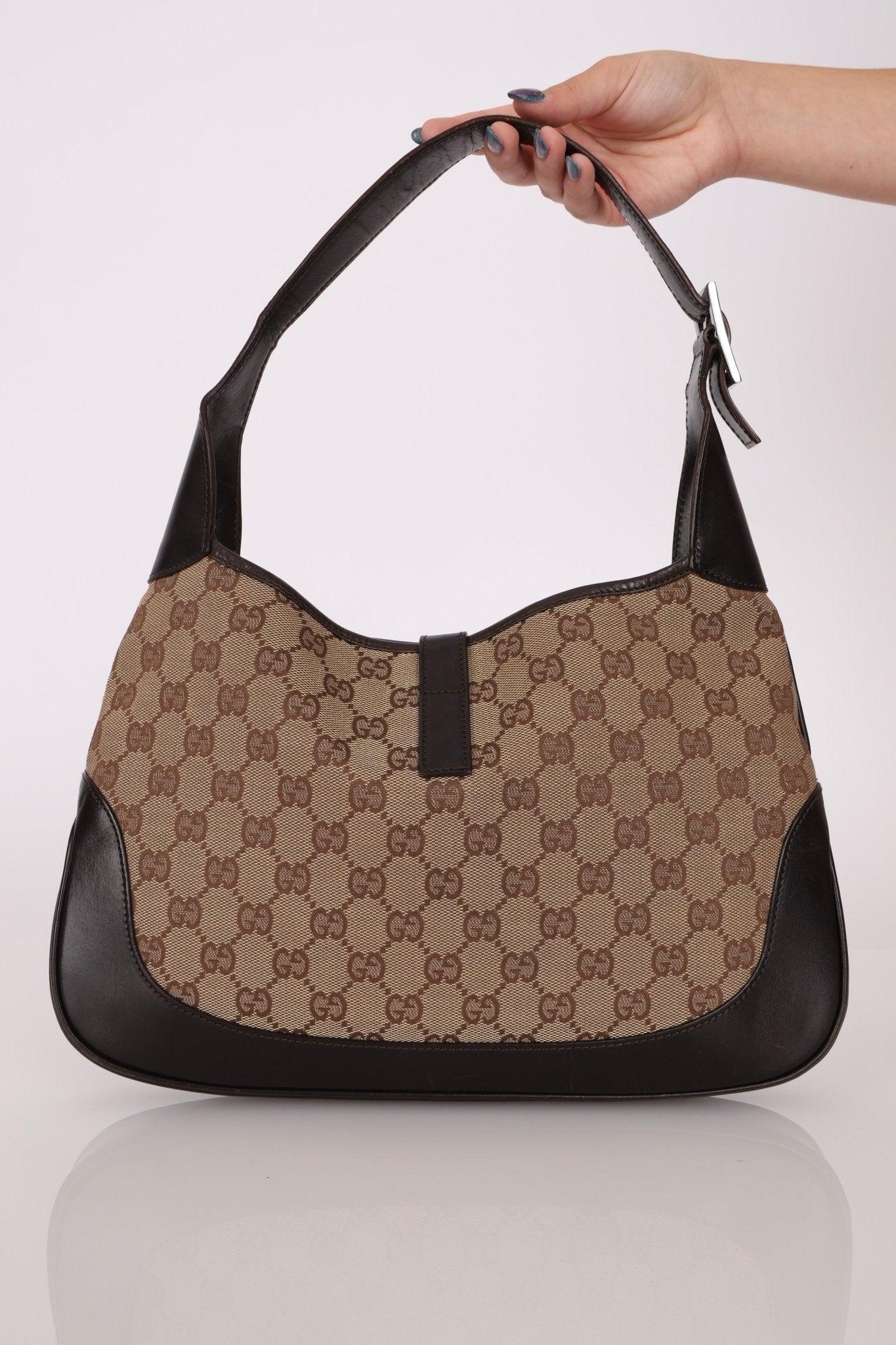 Gucci Monogram Canvas Jackie - FashioNica