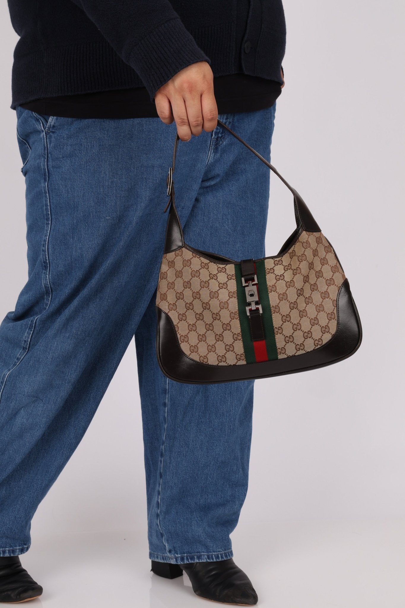 Gucci Monogram Canvas Jackie - FashioNica