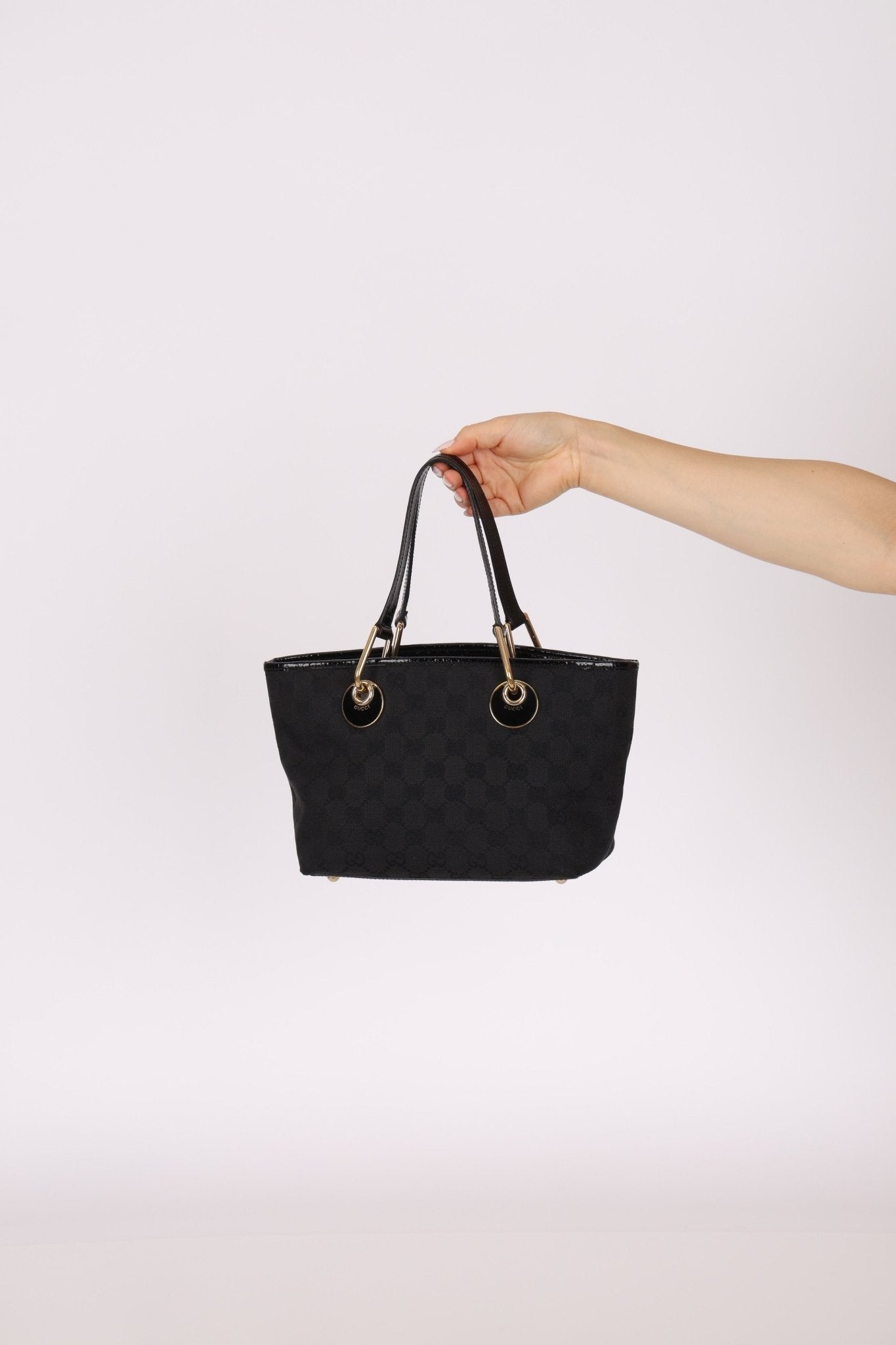 Gucci Monogram Canvas Mini Tote - FashioNica