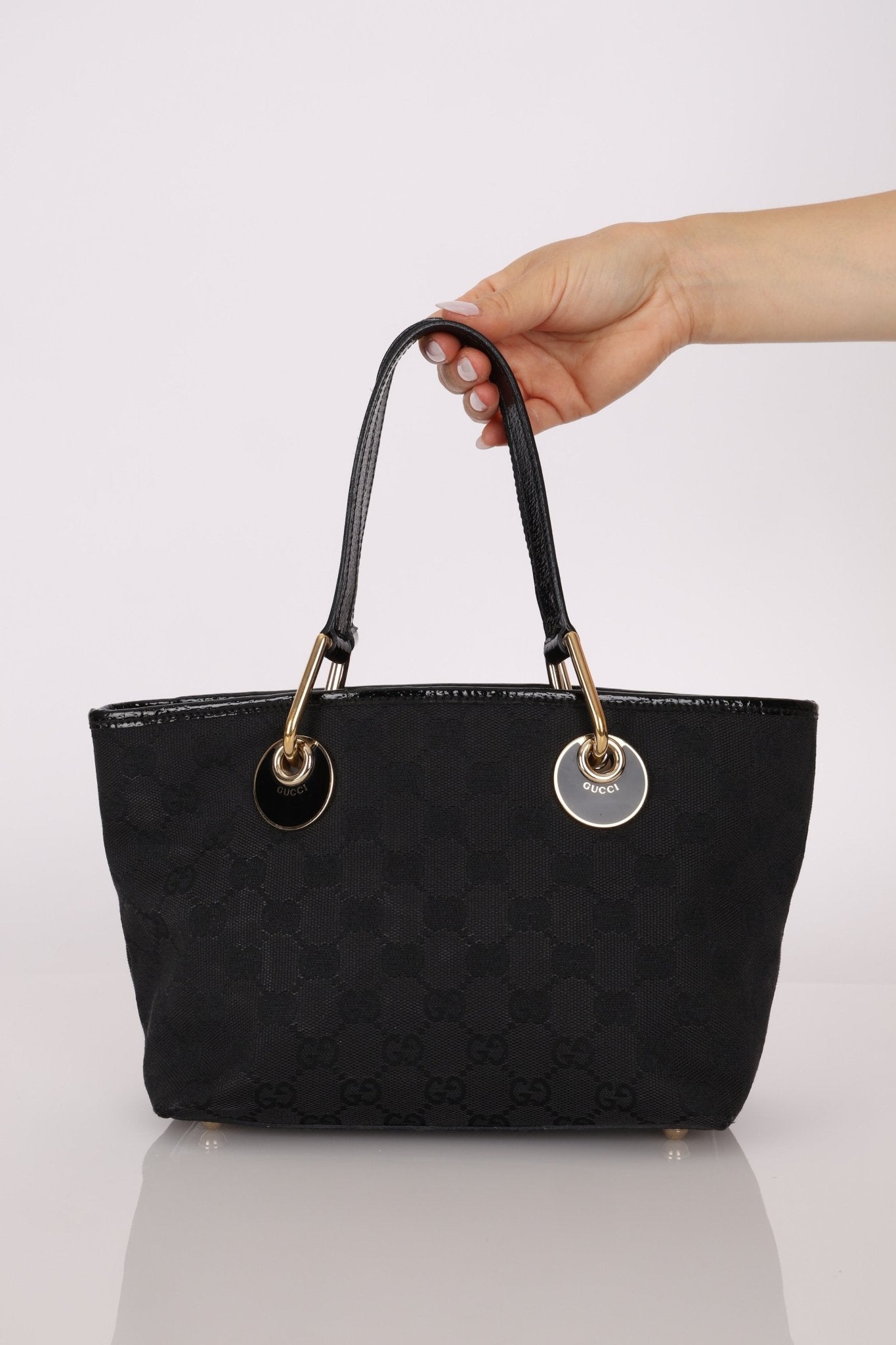 Gucci Monogram Canvas Mini Tote - FashioNica