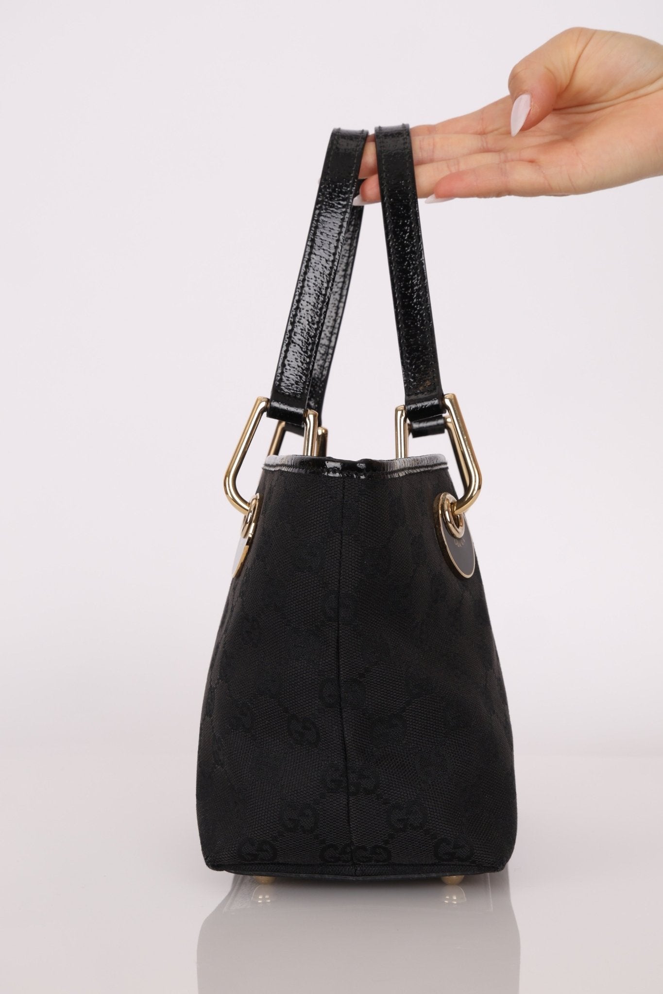 Gucci Monogram Canvas Mini Tote - FashioNica