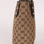 Gucci Monogram Canvas Mushroom Embroidered Tote - FashioNica
