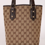 Gucci Monogram Canvas Mushroom Embroidered Tote - FashioNica