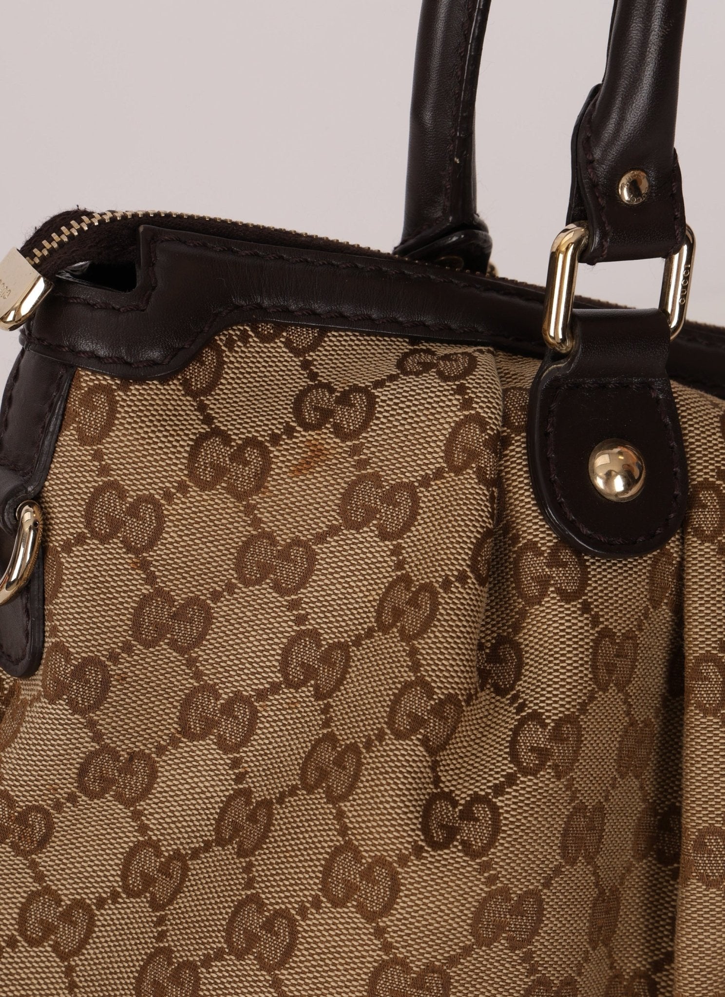 Gucci Monogram Canvas Sukey Bag - FashioNica