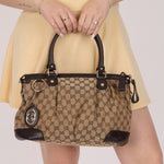 Gucci Monogram Canvas Sukey Bag - FashioNica