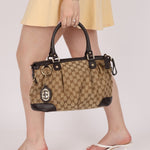 Gucci Monogram Canvas Sukey Bag - FashioNica