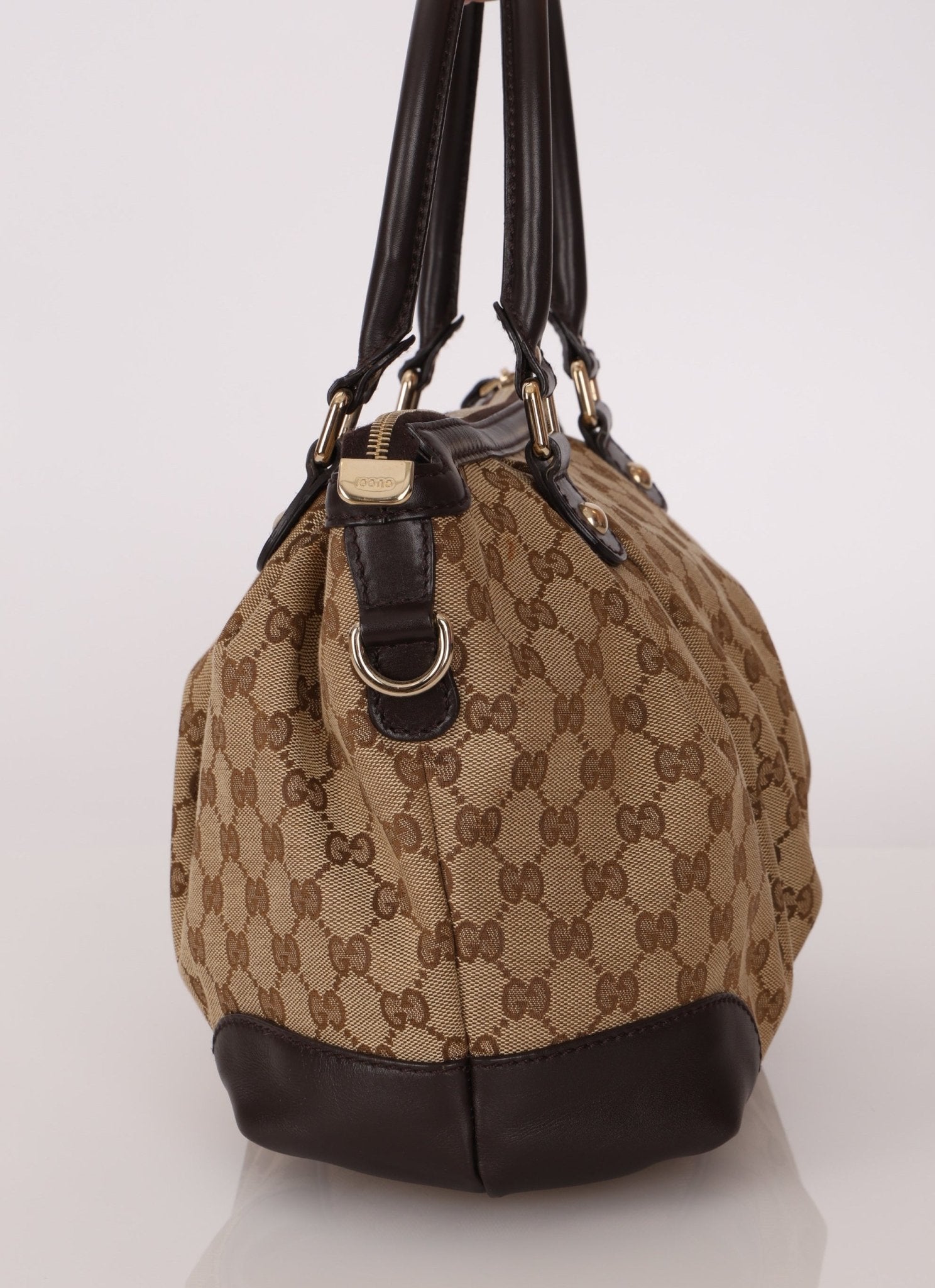 Gucci Monogram Canvas Sukey Bag - FashioNica