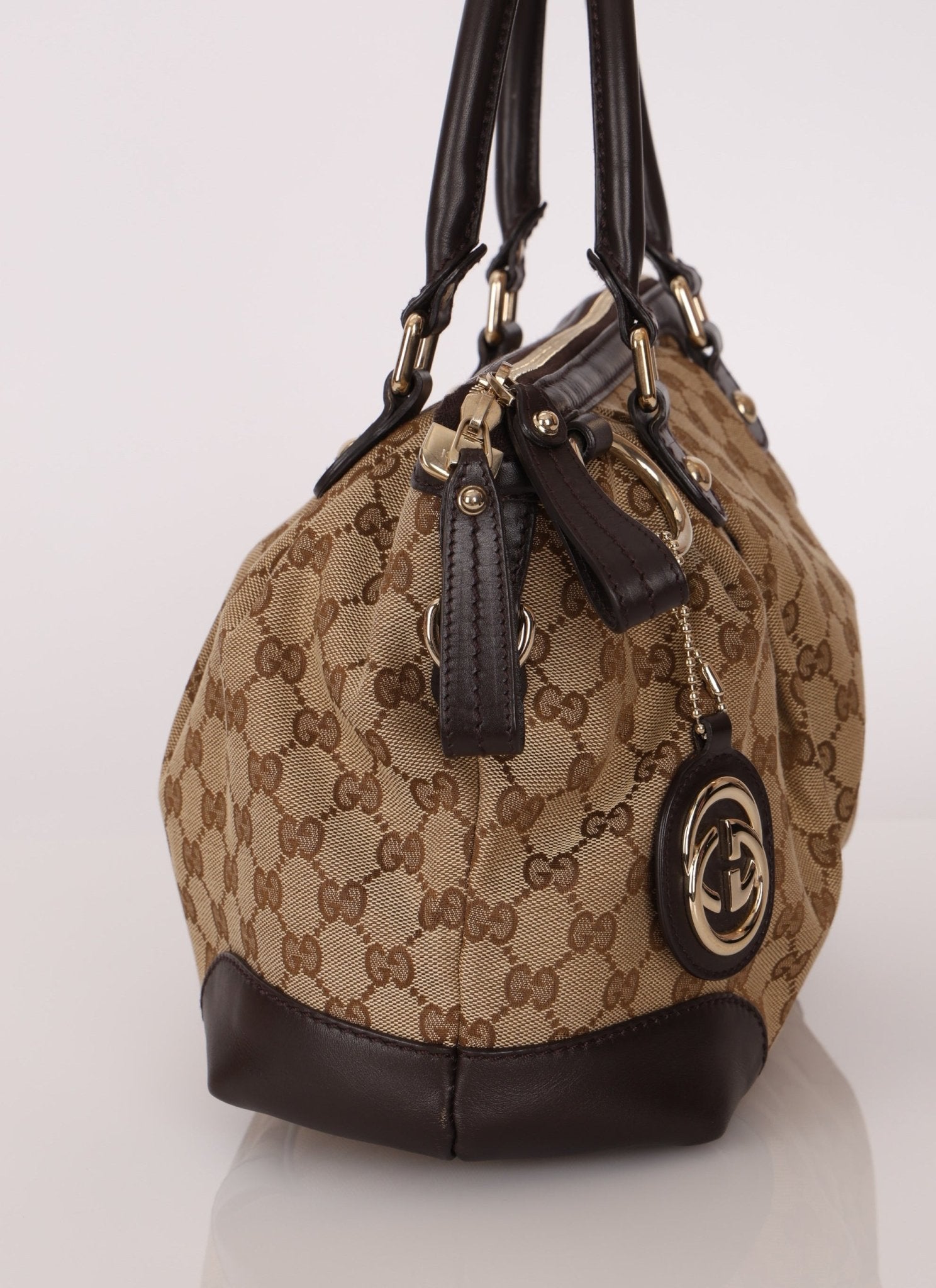 Gucci Monogram Canvas Sukey Bag - FashioNica