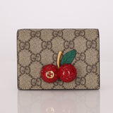 Gucci Monogram Cherries Wallet - FashioNica