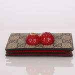 Gucci Monogram Cherries Wallet - FashioNica
