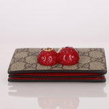 Gucci Monogram Cherries Wallet - FashioNica