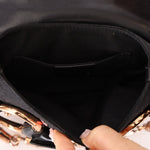 Gucci Monogram Horsebit Web Bamboo Chain Flap RGHW - FashioNica