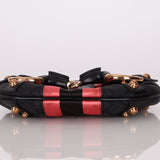 Gucci Monogram Horsebit Web Bamboo Chain Flap RGHW - FashioNica