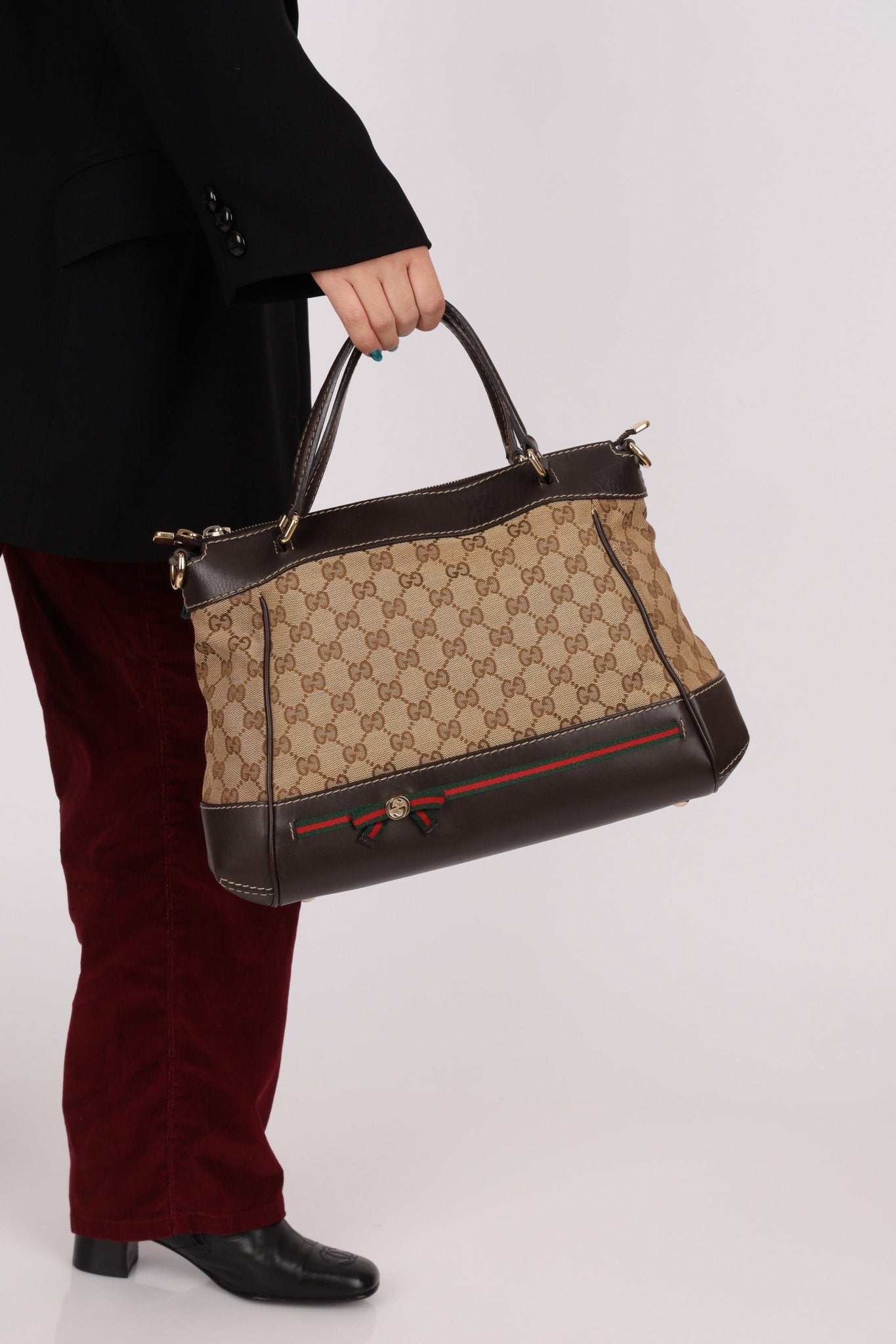 Gucci Monogram Mayfair Tote - FashioNica