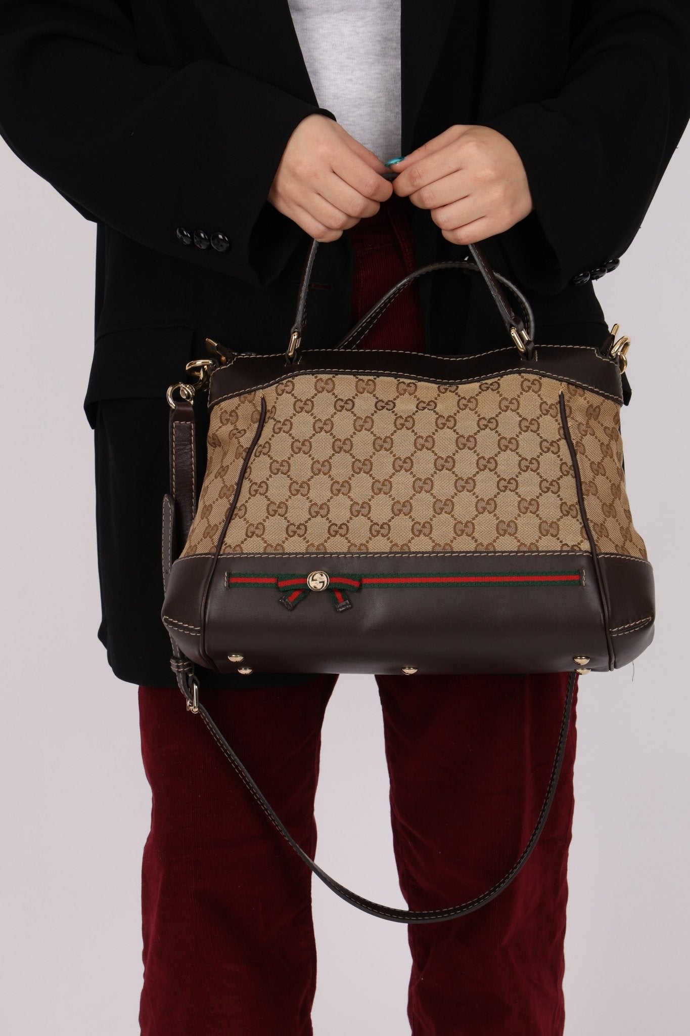 Gucci Monogram Mayfair Tote - FashioNica