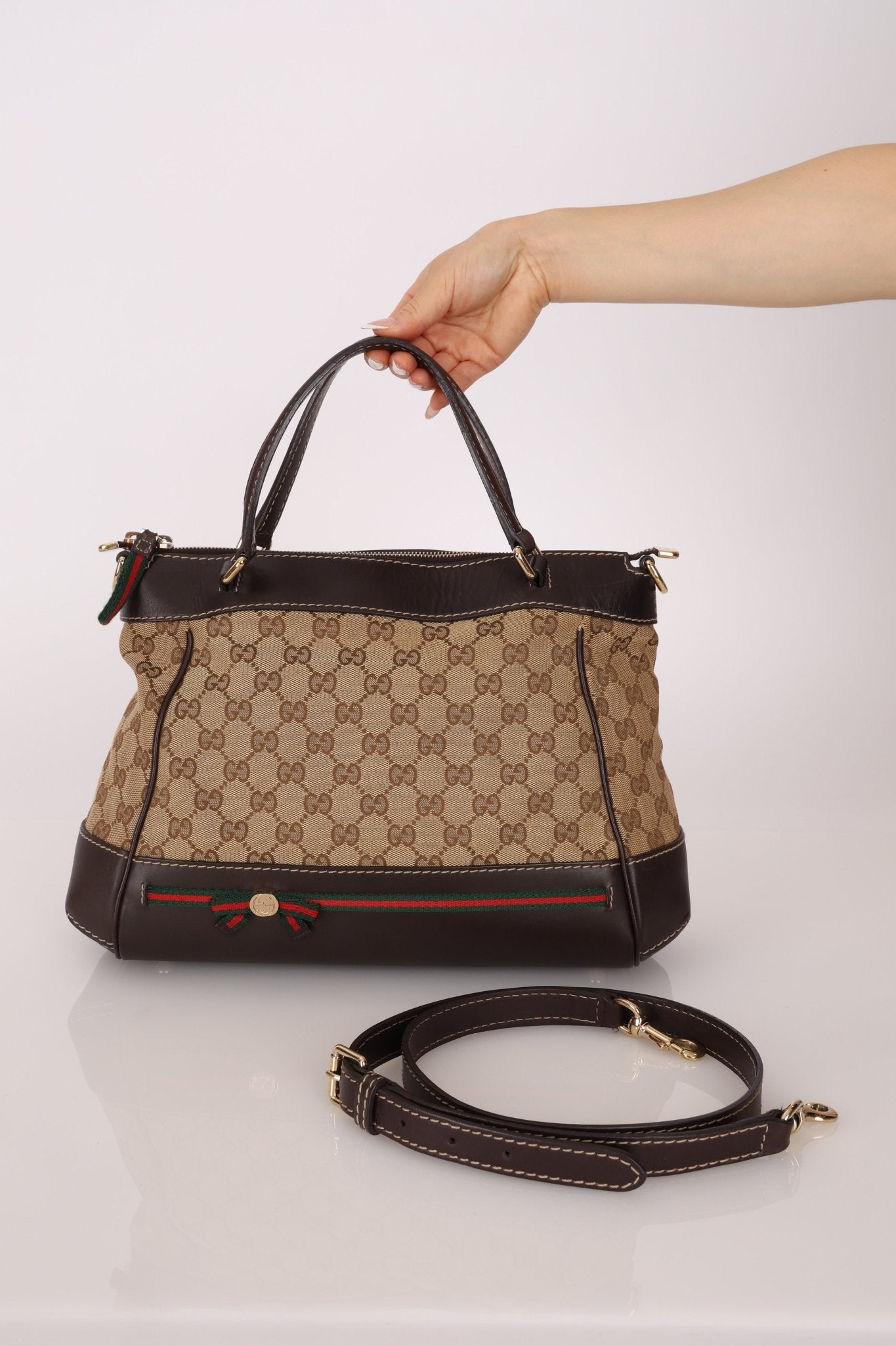 Gucci Monogram Mayfair Tote - FashioNica