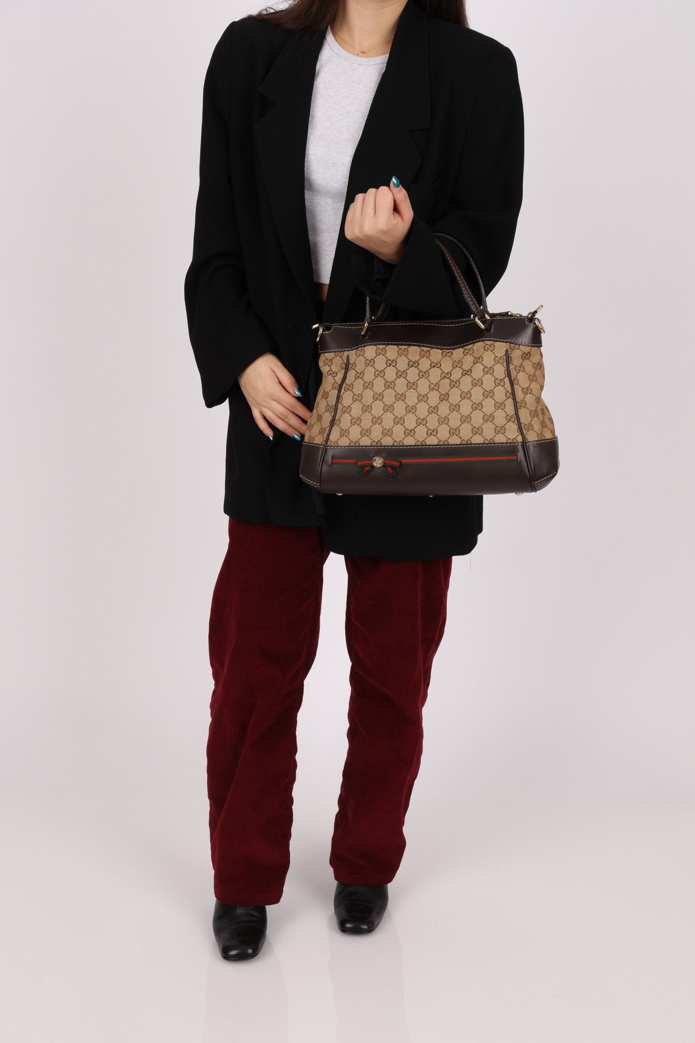 Gucci Monogram Mayfair Tote - FashioNica