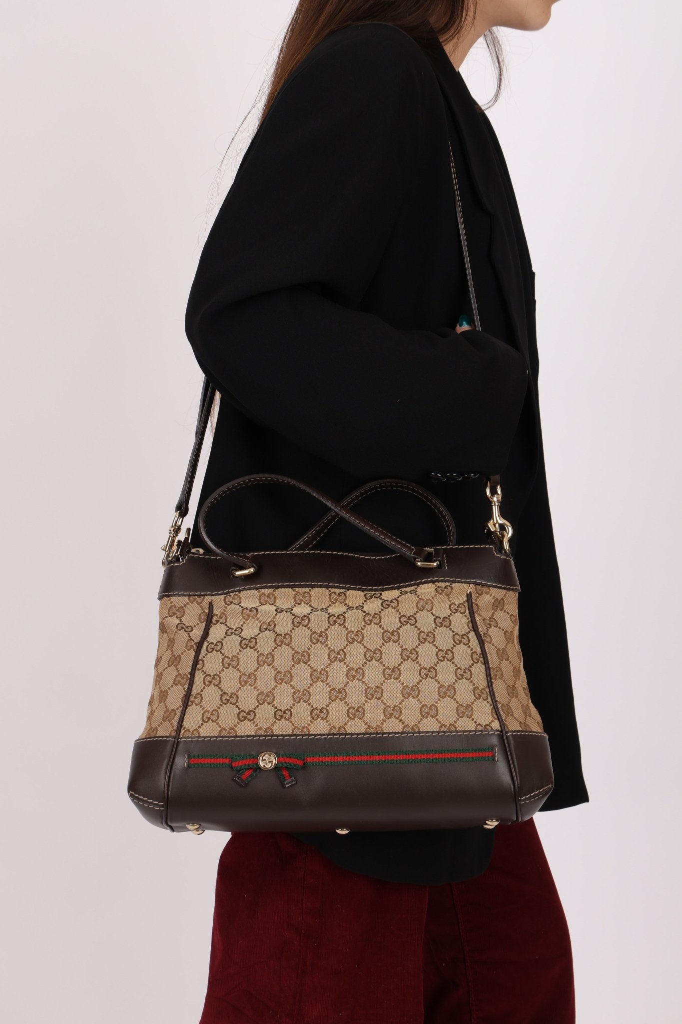 Gucci Monogram Mayfair Tote - FashioNica