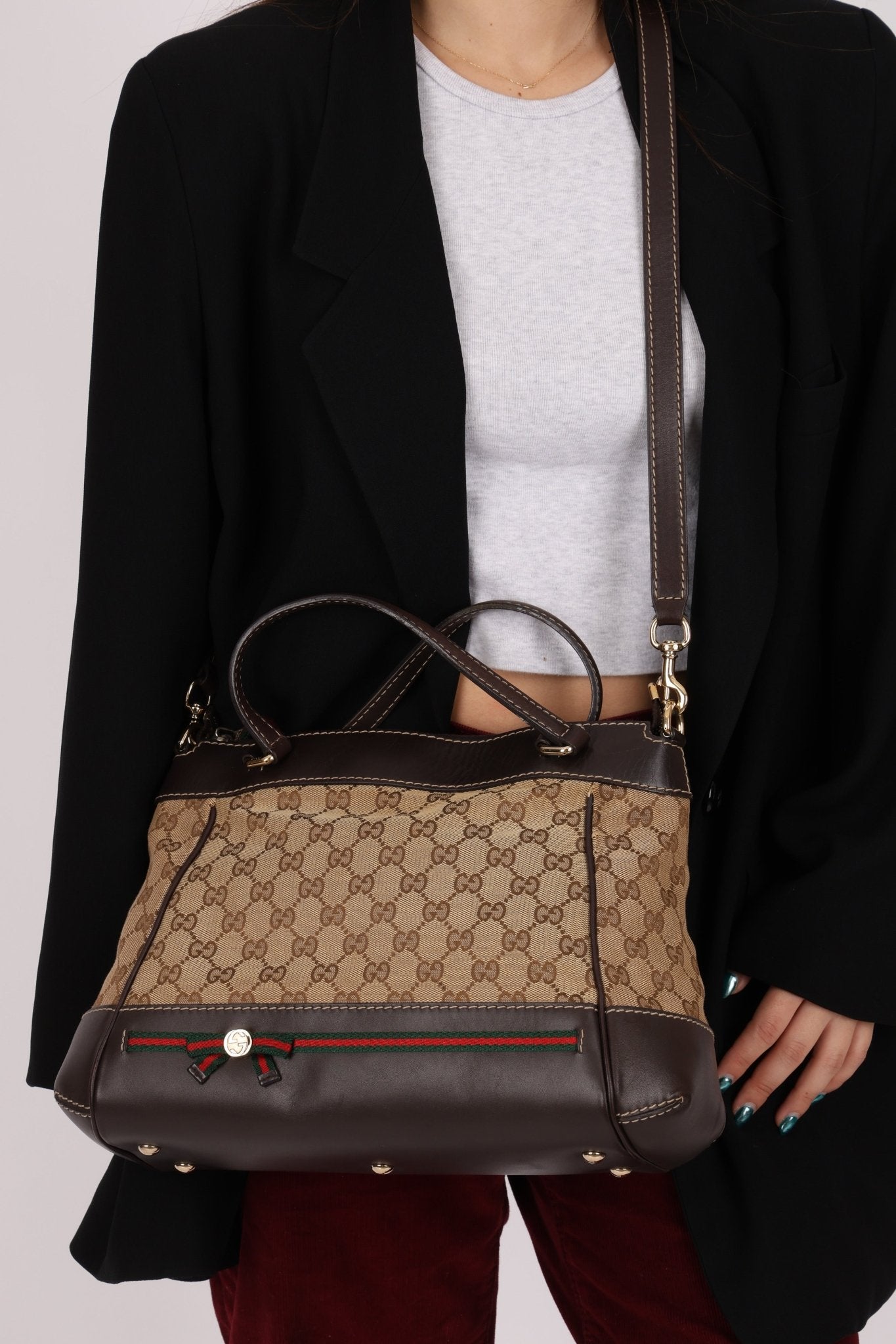Gucci Monogram Mayfair Tote - FashioNica
