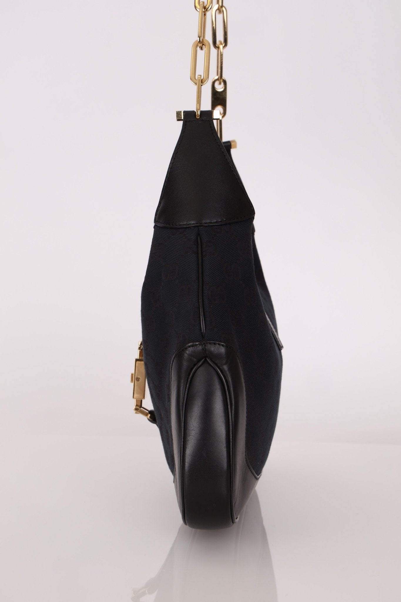 Gucci Monogram Medium Chain Jackie - FashioNica