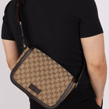 Gucci Monogram Messenger Bag - FashioNica