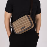 Gucci Monogram Messenger Bag - FashioNica