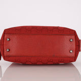 Gucci Monogram Mini Red Boston Bag - FashioNica