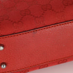 Gucci Monogram Mini Red Boston Bag - FashioNica