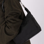 Gucci Monogram Nylon Bamboo Shoulder Bag - FashioNica