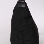 Gucci Monogram Nylon Bamboo Shoulder Bag - FashioNica