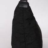 Gucci Monogram Nylon Bamboo Shoulder Bag - FashioNica