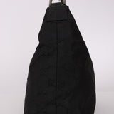 Gucci Monogram Nylon Bamboo Shoulder Bag - FashioNica