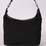 Gucci Monogram Nylon Bamboo Shoulder Bag - FashioNica