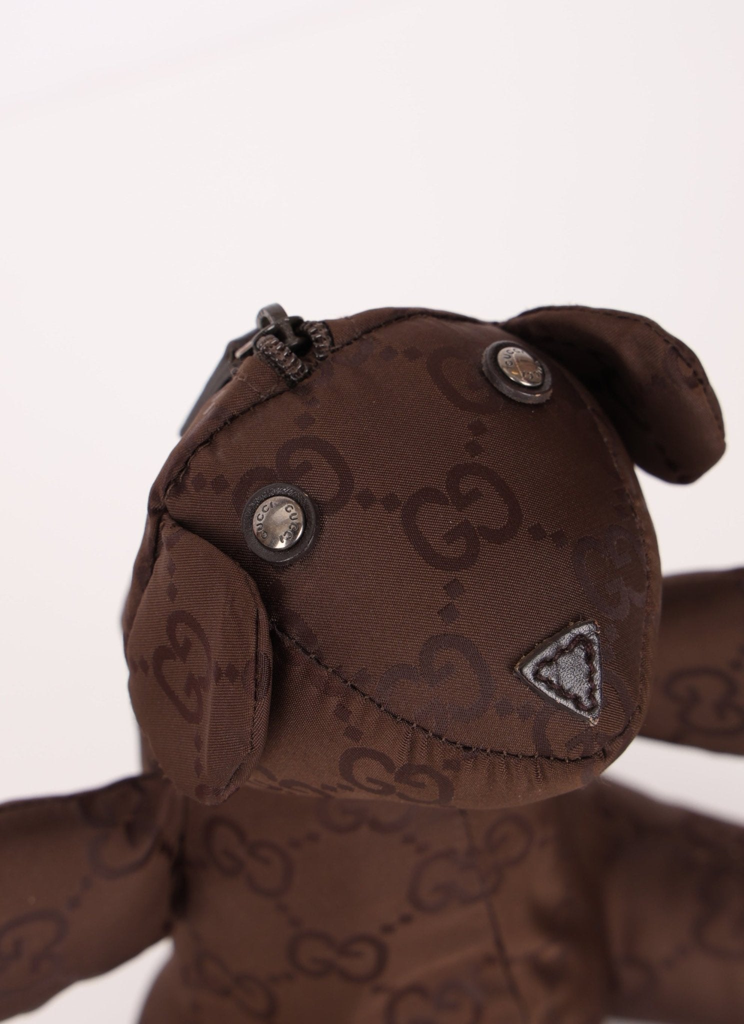 Gucci Monogram Nylon Teddy Bear Tote - FashioNica