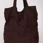 Gucci Monogram Nylon Teddy Bear Tote - FashioNica