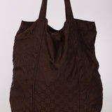 Gucci Monogram Nylon Teddy Bear Tote - FashioNica