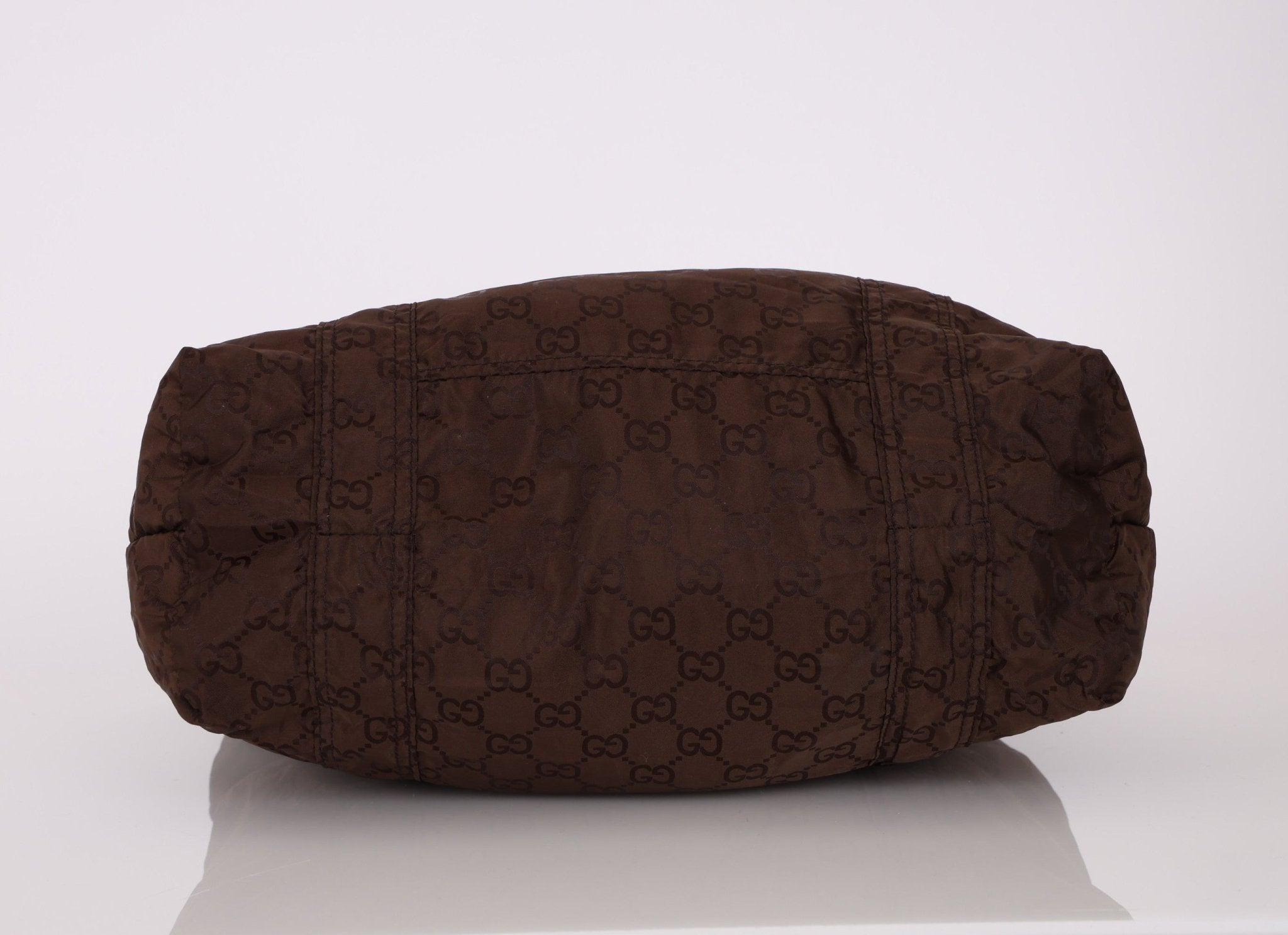 Gucci Monogram Nylon Teddy Bear Tote - FashioNica