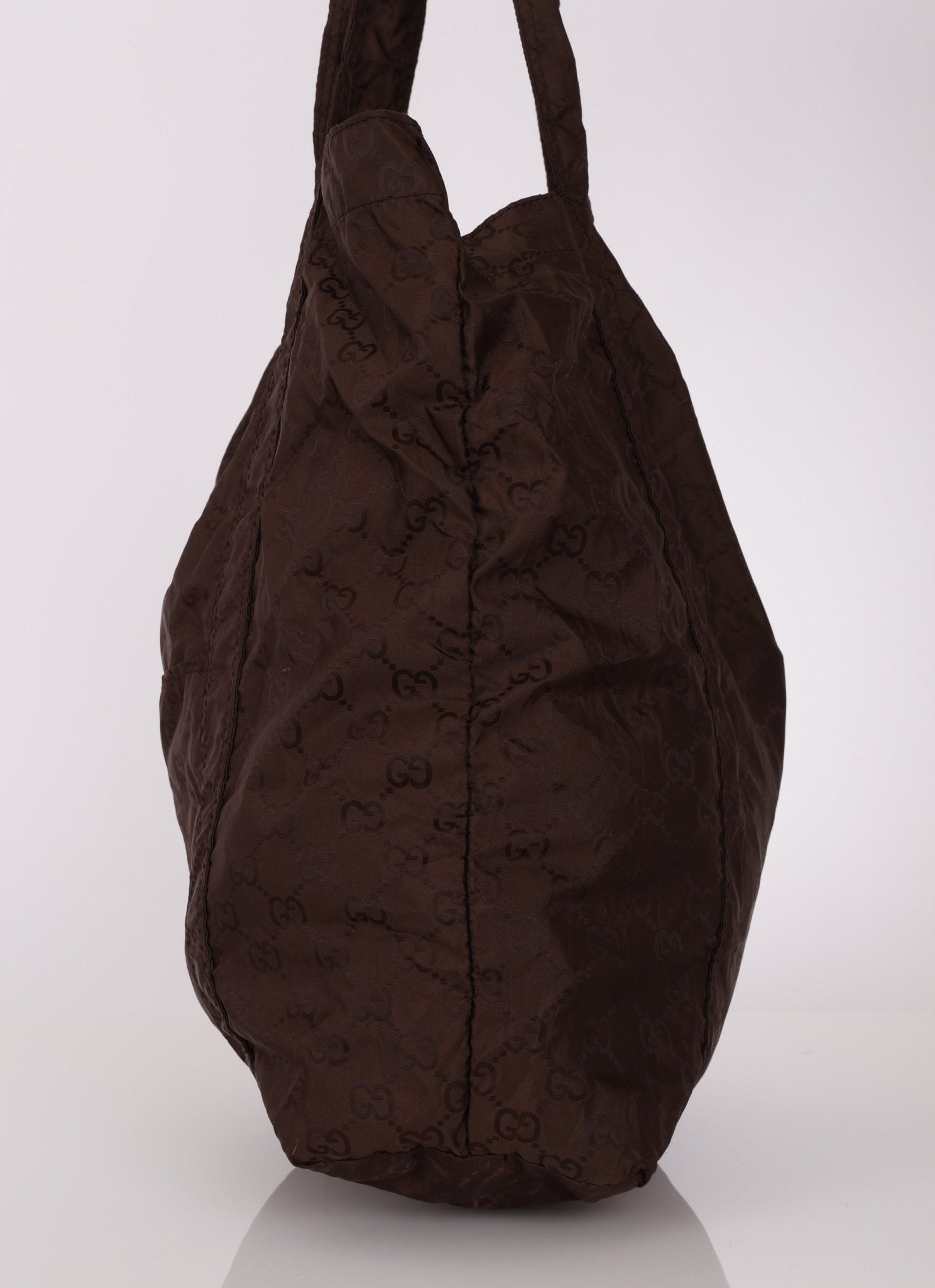 Gucci Monogram Nylon Teddy Bear Tote - FashioNica