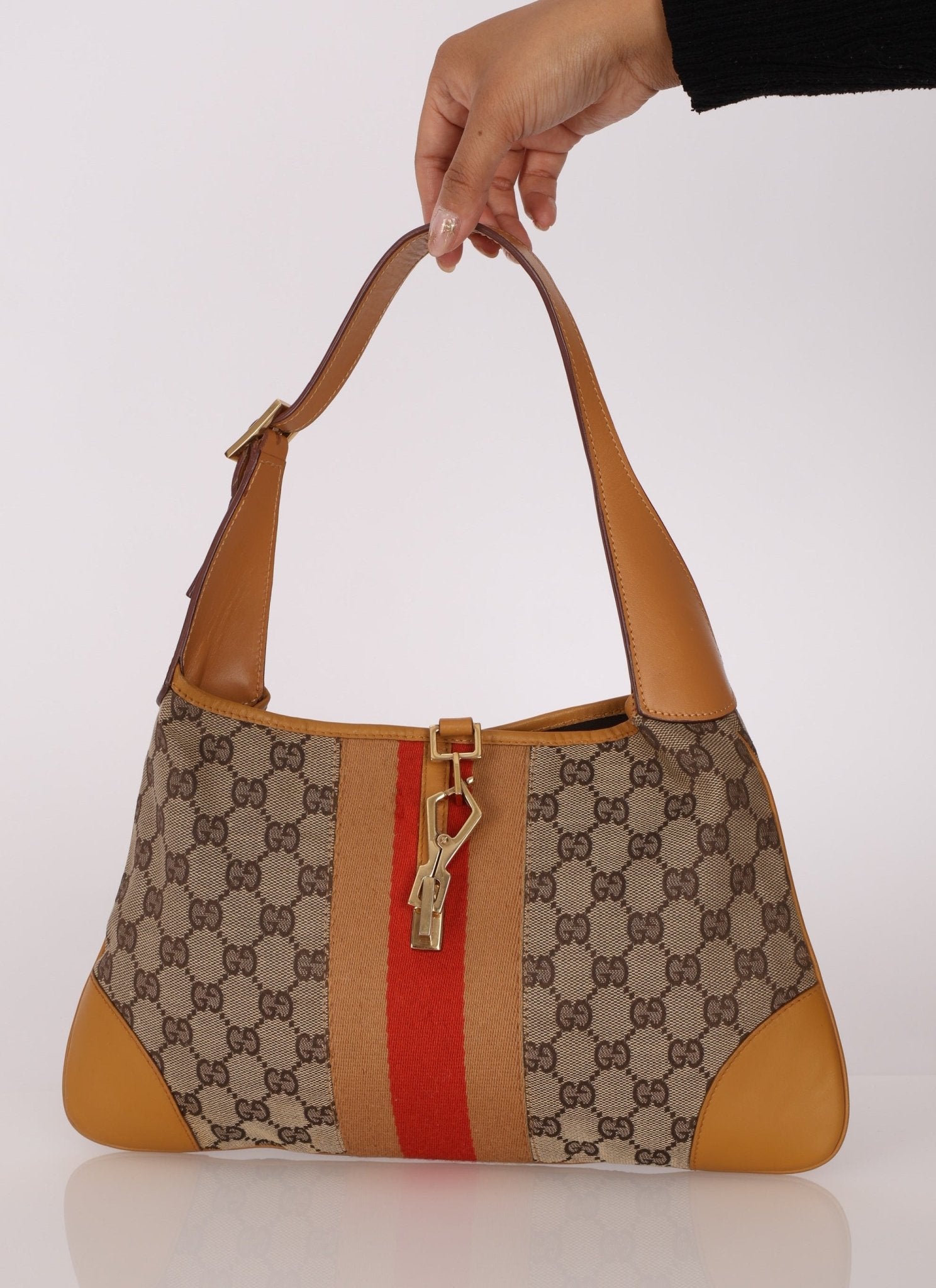 Gucci Monogram Small Vintage Jackie - FashioNica