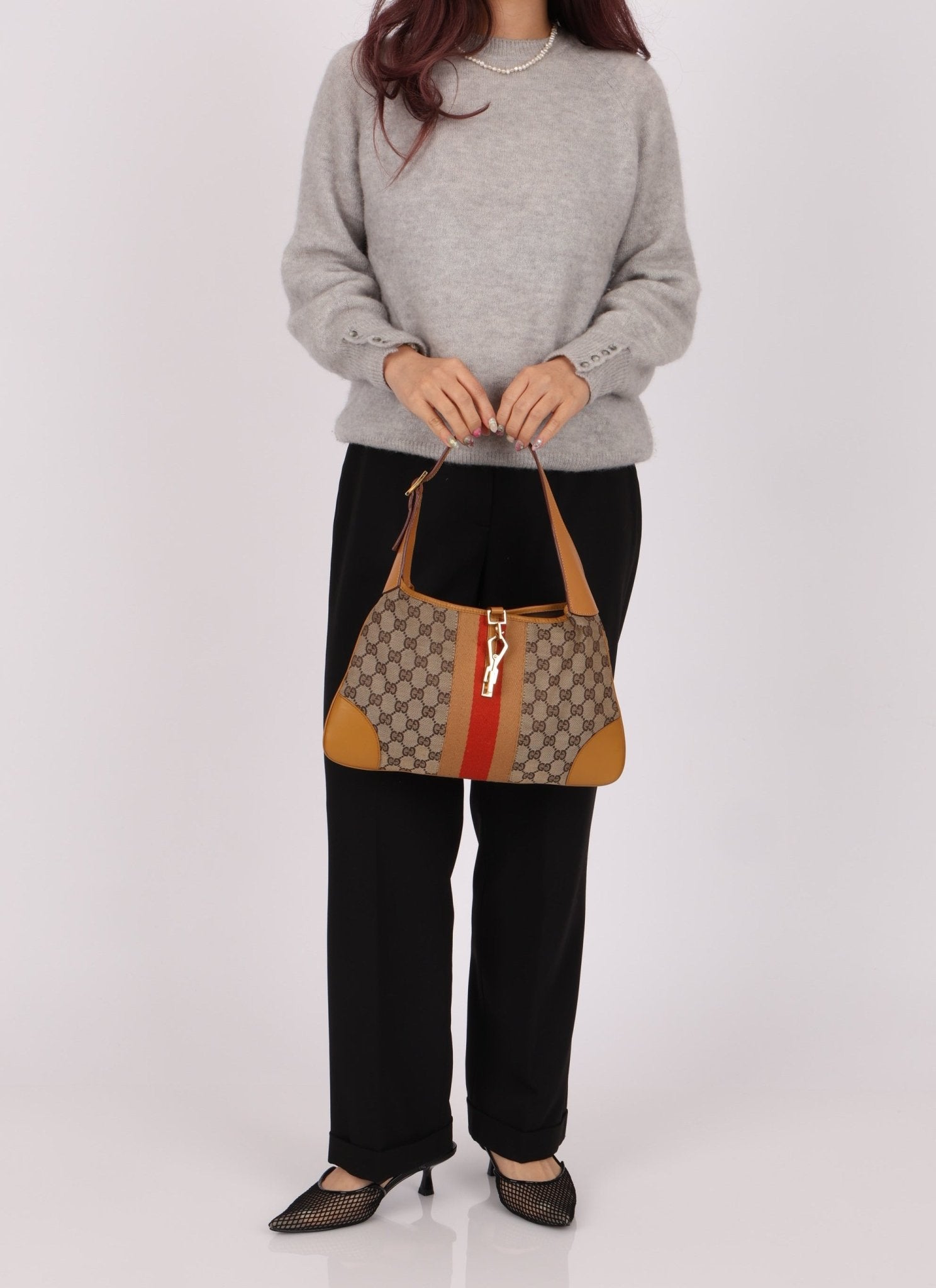 Gucci Monogram Small Vintage Jackie - FashioNica