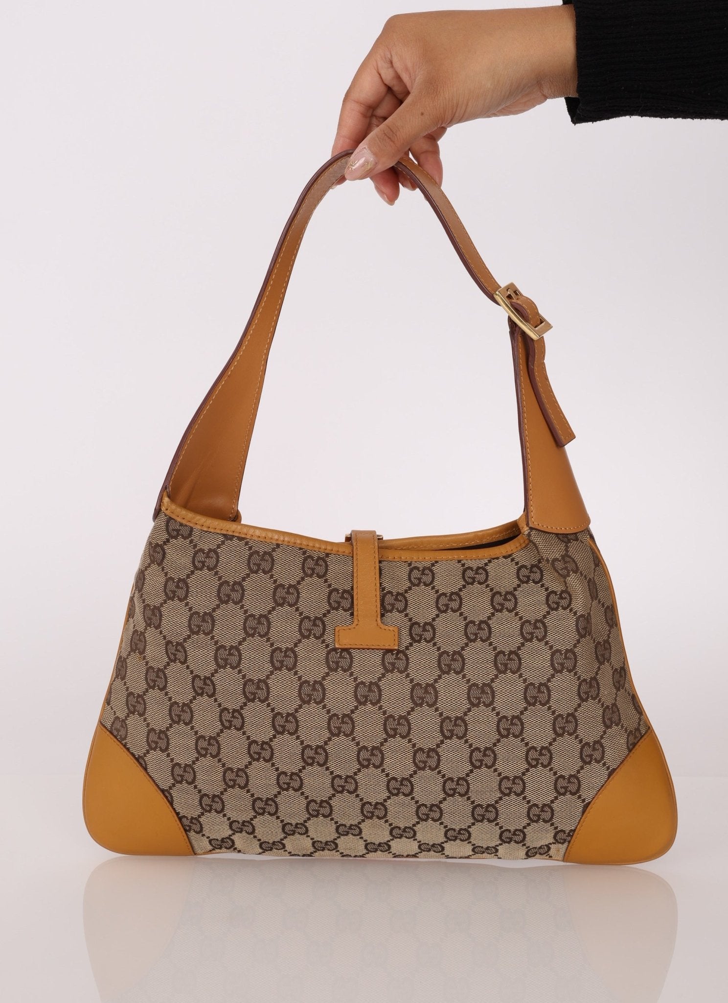 Gucci Monogram Small Vintage Jackie - FashioNica