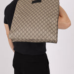 Gucci Monogram Supreme Canvas Tote Bag - FashioNica