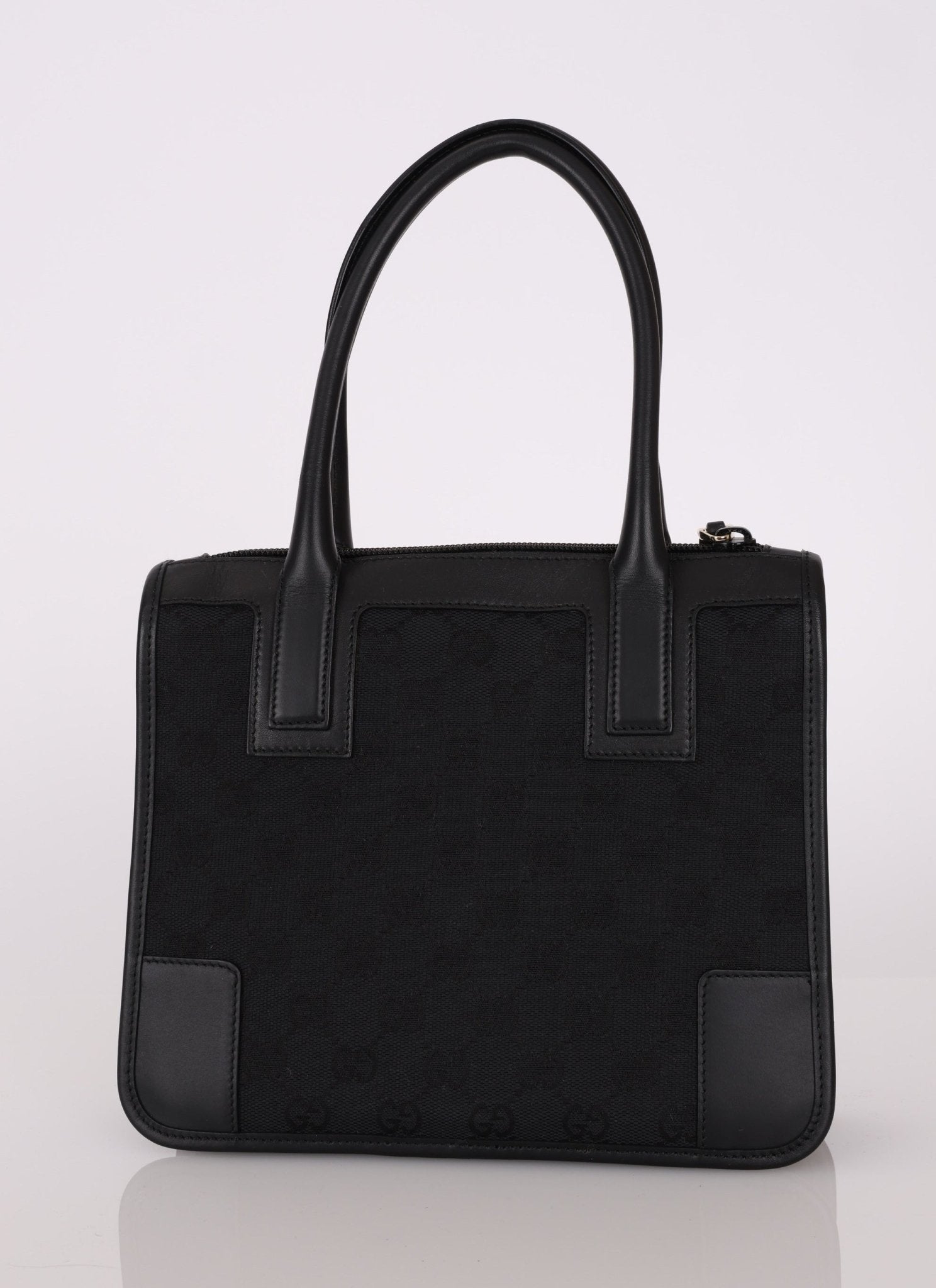 Gucci Monogram Top Handle Mini Zip Tote - FashioNica