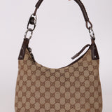 Gucci Monogram Whipstitch Shoulder Bag - FashioNica